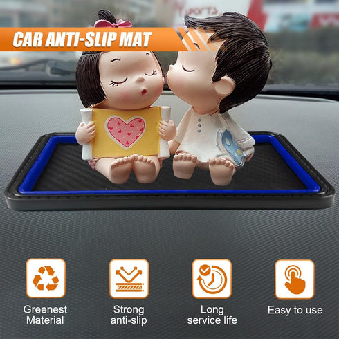 YoRise 7.83" 4.64" Car Dashboard Anti-Slip Mat, x Car Dashboard Mat, Cell Phone Holder Accessories, Non-Slip Adhesive