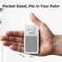 TOMASHI Preset MP3 Tiny Portable AM/FM Radio with DSP, Auto Scan & Channels, Stereo Headphone Output, Micro SD Player