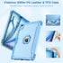 iPad Air 11" M2 (2024)/Air 5th/4th Gen 10.9" Case, Pencil Holder, Soft Leather Trifold Stand, Magnetic Smart Cover with