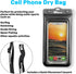 Waterproof Phone Case and Lanyard - Excellent Protection Floats in The Water (Black)