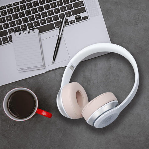 Replacement Ear Pads for Beats Solo 3, GVOEARS Earpad Cushions for Solo 2 3 Wired Wireless Headphones (Light Pink)