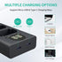 NP-FZ100 Camera Battery Charger, LP Dual USB Charger with LCD Display for Sony A6600, A9, A7 Series Cameras