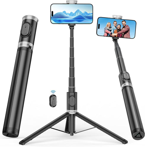 ACKIMA 67" Selfie Stick Tripod, All in One Phone Tripod with Wireless Remote,