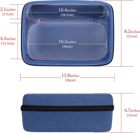 Geekria Shield Speaker Case Compatible with Bose Soundlink Max, Hard Shell Portable Speaker Protective Carrying Bag