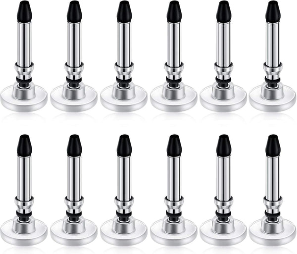 12 Pieces Stylus Pen Tips Replacement, Precision Round Shape Replaceable Stylus Universal Disc Tips for Touch Screen