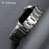 Fullmosa No Tools Needed Compatible Apple Watch Bands for Women Men, Metal Strap with Case for iWatch Series 9 8 7 6 5