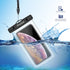 ProCase 6 Pack Waterproof Phone Pouch for iPhone 15 14 13 12 11, Cell Phone Holder with Lanyard, Mixed