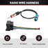 RED WOLF Stereo Wiring Harness with Fakra Antenna Adapter for BMW 3/5, Volkswagen, Audi, Mercedes-Benz Radio Kit