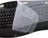 MUBUY Keyboard Cover for Logitech K350 Wireless Wave Keyboard, MK570 MK550 Accessories, Protective Skin-Clear
