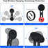 MAGDIGITEH 15W 17/16/15/14/13/12 Laptop Phone Holder, Magnetic Phone Stand Fast Wireless Charger for MagSafe for iPhone
