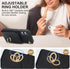 Asuwish Wallet Cover for Samsung Galaxy S24 Plus S24+ 5G, with Tempered Glass Screen Protector, RFID Blocking, Black