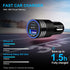 USB C Car Charger, 30W Fast Car Phone Charger Adapter 3FT USB C to USB C Cable for iPhone 15/15 Pro/15 Pro Max/15 Plus, Samsung S24 S23, Google Pixel 8a/7 Pro, Cigarette Lighter Charger Fast Charging