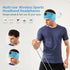 Sleep Headphones, Wireless Headband with Zip Pocket, Ultra-Thin HD Stereo Speakers for Side Sleepers, Music Sport