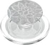 PopSockets MagSafe PopGrip for iPhone, White Grey Lotus Mandala Floral Geometric Sacred Yoga Gift