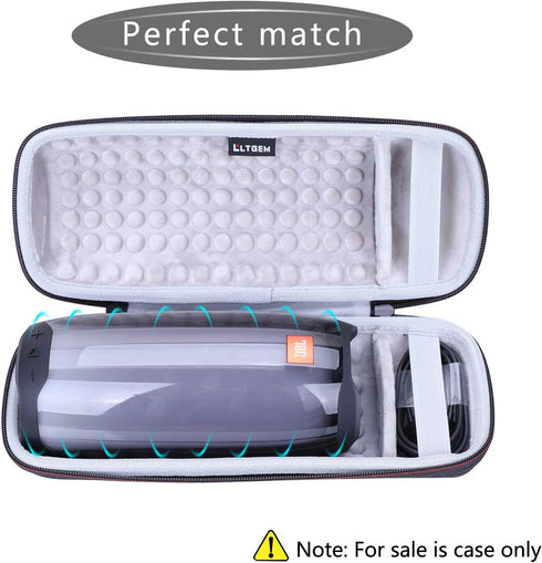 LTGEM Hard Case for JBL Pulse 4/3, Waterproof Portable Bluetooth Speaker - Travel Protective Carrying Storage Bag
