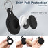 4 Pack Airtag Holder, IPX8 Waterproof Silicone Airtag Keychain for Apple Airtag, Protective Anti-Scratch Airtag Case for Dog Collar Cat Collar, Wallet, Keys