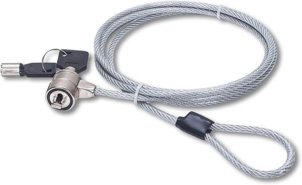 Manhattan Laptop Lock with 4.6 ft Security Cable, K-Slots, Radial Lock Design, 2 Keys Included - 440271