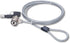 Manhattan Laptop Lock with 4.6 ft Security Cable, K-Slots, Radial Lock Design, 2 Keys Included - 440271