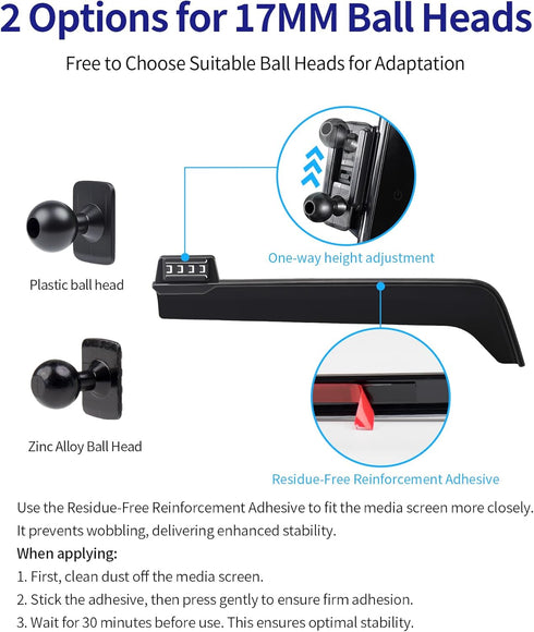 MaserWeller 2025 2026 11.3-Inch 360 Car Phone Holder for Chevrolet Equinox Accessories Screen Fixed Clip, Rotation