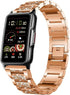 Compatible Mindrose Smart Watch Bands, Lamshaw Quick Release Jewelry Bling Diamond Metal Strap for H80 1.47 inch