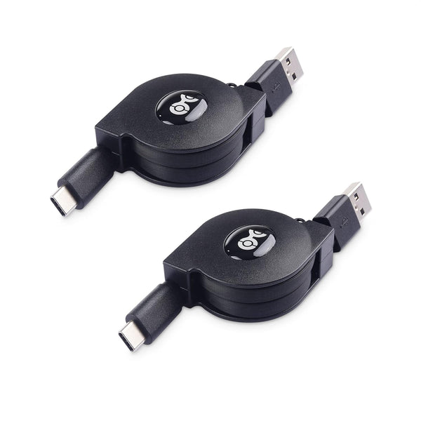 Cable Matters 3.3 ft Short Retractable USB C Cable (USB C to USB A, USB C to USB Cable)