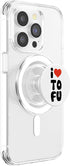 Powered by Tofu Press Merch I Want Tofu Tonight Tofu Costume Vegan Valentines Day Tofu PopSockets PopGrip for MagSafe