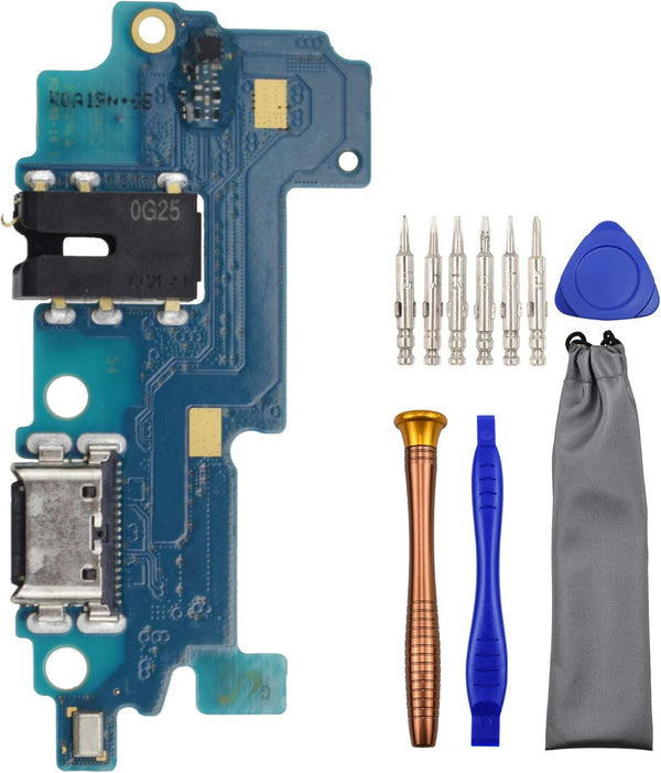USB Charging Port Replacement Part Assembly Board for Samsung Galaxy A31 SM-A315F with Microphone Headphone Jack