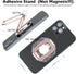 360° Rotation Phone Ring Holder, Metal Grip for Magnetic Car Mount, Compatible with Most Smartphones