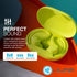 JLab Go Air Sport True Wireless Earbuds - Yellow, Featuring C3 Clear Calling, Secure Earhook Design, 32+ Hour Playtime