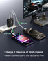 OKRAY 2-Pack USB C Charger Block, 40W 4-Port Type C Wall Charger Plug, QC+PD3.0 Fast Charging for iPhone 15, Galaxy
