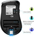 memzuoix 2.4G Portable Wireless Mouse, 1400 DPI Mobile Optical Cordless Mice with USB Receiver for Computer, Laptop,
