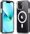 Magnetic Case Compatible with iPhone 13 Mini, Transparent Anti-Scratch Back Shockproof Protective Slim Thin Phone Case