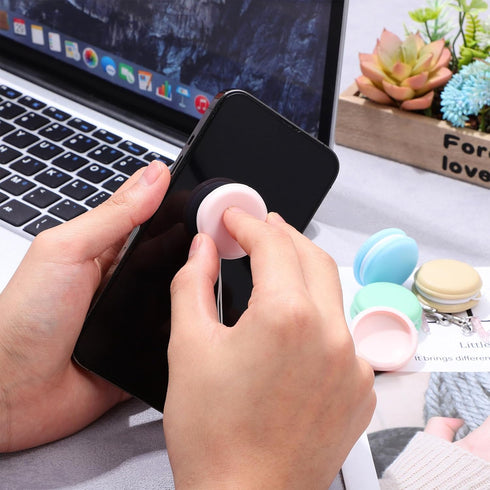 Ciieeo Macaron Phone Screen Cleaner and Eyeglass Brush Cleaner, 4Pcs Macaron Screen Wipe