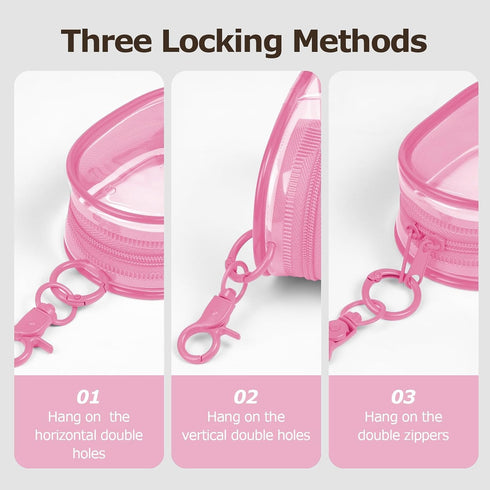 1|2|4 Pack 1Pack) Linsaner Storage Bag for Organizing Data Cables, Earphone, Chargers, Keys, Change, Blind Box Doll