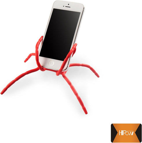 Flexible Grip Universal Car Phone Holder Mount Stand for Smartphone (Red) Multi-Function