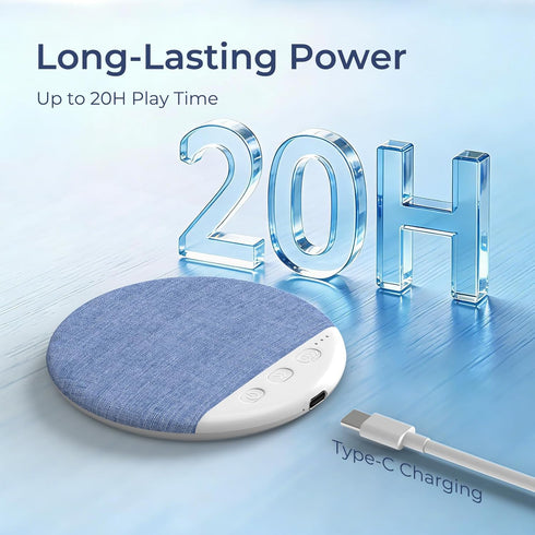 heetipuk 2026 Pillow Speaker,Bluetooth Pillow Speakers for Sleeping,Ultra-Thin Under Pillow Speakers with White Noise