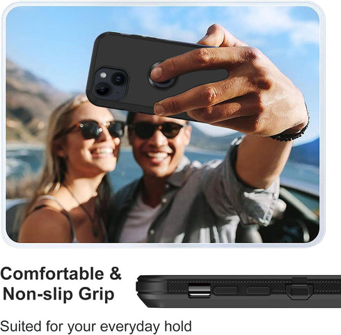 Shop iPhone 15 Plus Case - Heavy Duty, Full Body Rugged, Built-in Screen Protector, Shockproof & Dustproof, 6.7” Black.