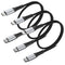 2ft USB C to USB C Cable, 3 Pack Braided 60W/3A Fast Charging Cord for iPhone 15 Pro, Samsung Galaxy S23, Moto LG
