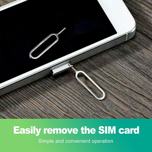 16PCS slaixiu All-in-One SIM/SD Card Ejector Kit - Replacement for iPhone, iPad, Samsung, Android Devices, Universal