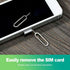 16PCS slaixiu All-in-One SIM/SD Card Ejector Kit - Replacement for iPhone, iPad, Samsung, Android Devices, Universal