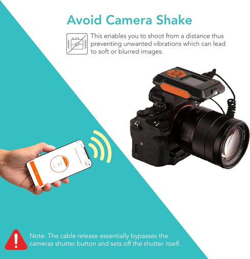 Foto&Tech 2.5mm-VPR1 Remote Control Shutter Release Cable for Miops Trigger, Compatible with Sony A1 A7 Series