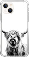 Scottish Highland Cattle Phone Case for iPhone 15 Plus, Trendy Cool Hippie Wild Cow Animal Cover for Teens and Adults