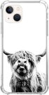 Scottish Highland Cattle Phone Case for iPhone 15 Plus, Trendy Cool Hippie Wild Cow Animal Cover for Teens and Adults