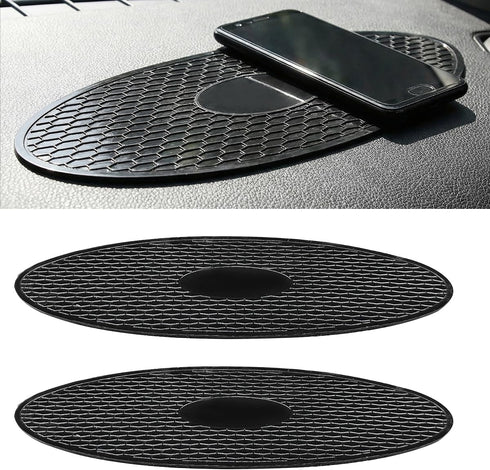 Deaelf Car Dashboard Non-Slip Mat, Anti Slide Sticky Dash Pad, Multifunctional Vehicle Strong