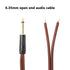 XMSJSIY 1/4 TS to Speaker Bare Wire,Audio Cable to 6.35mm Male Mono Adapter Replacement Open End Gold-Plated OFC HiFi TS Speaker Cord Amplifier Patch Cable for DJ Application,DIY -2M
