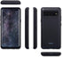 TORU CX PRO Case for Galaxy S10 5G with Card Holder, Slim Protective Cover, Hidden Wallet, Kickstand - Black
