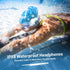 AGPTEK IPX8 Mp3 Swimming Waterproof Player with Screen, Multi-Functional Clip Music Player with Waterproof Headphones