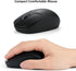 Wireless Keyboard and Mouse Combo for Windows, 2.4G Full-Sized Cordless Keyboard Mouse for Laptop PC Desktop Chrome