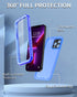 SPORTLINK iPhone 13 Pro Max Case - Waterproof, Shockproof, Full Body Dustproof with Built-in Screen Protector, Blue.