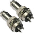 CESS Aviation 3 Pins Plug and Socket Wire Cable Connector, Diameter 0.63" (16mm), 2 Packs